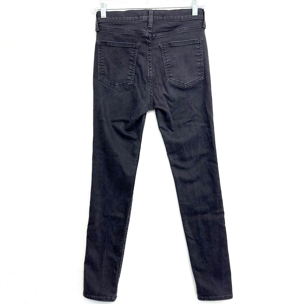 Veronica Beard Jeans 26/2 Debbie Skinny High Rise Black Button Fly Womens - Picture 3 of 11